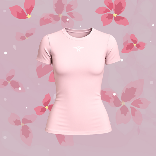 ELYRAFIT - T-Shirt Compression Fit Rose